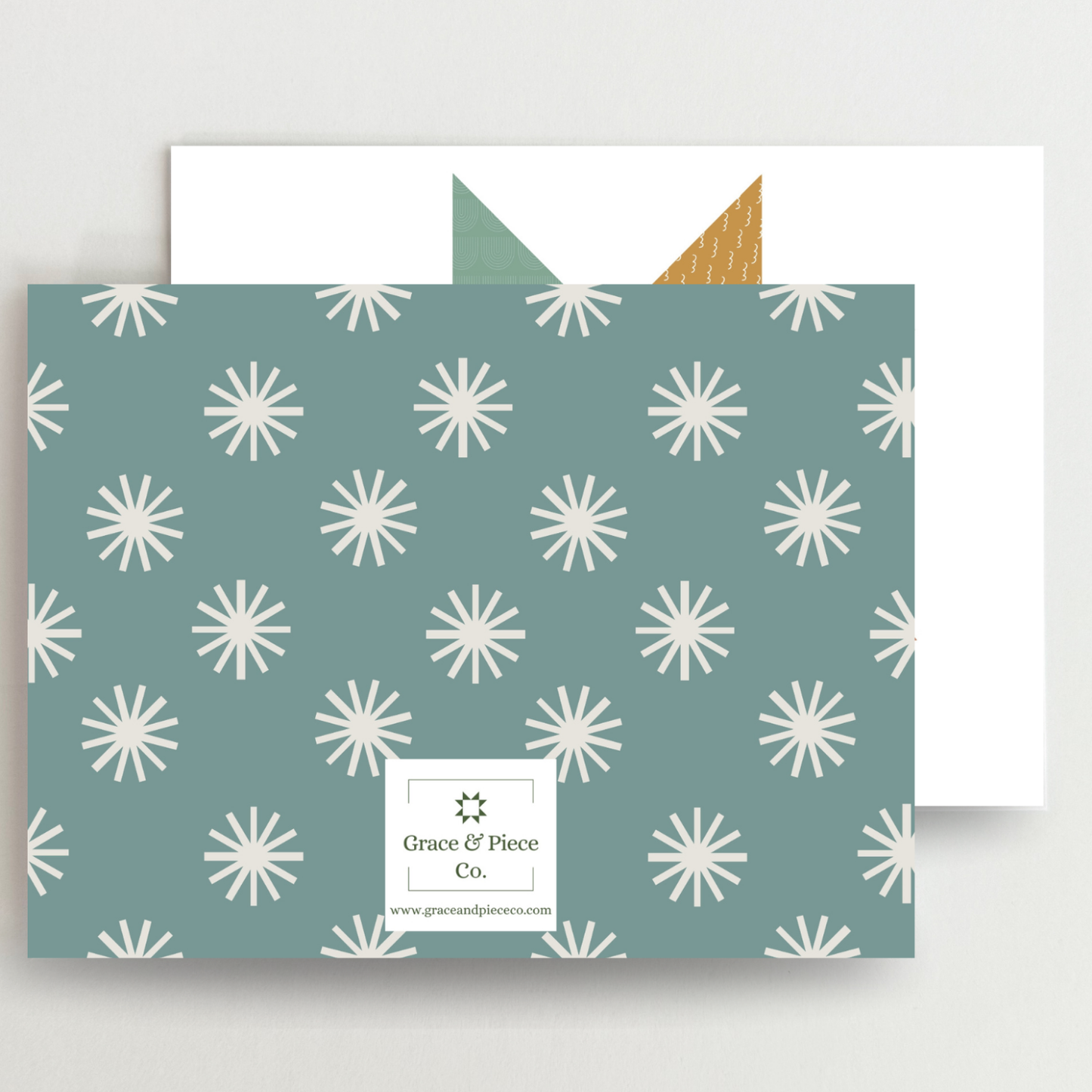 Floral Friendship Quilt Star Assorted Blank Note Cards Set