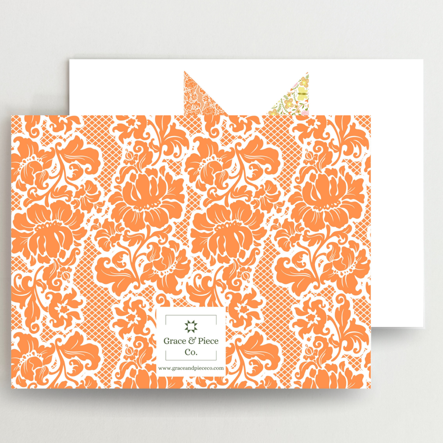 Bright and Cheery 2 Quilt Star Blank Note Cards Set