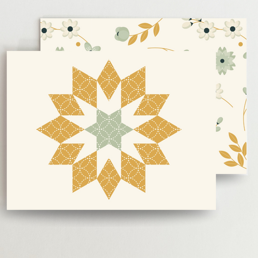 Simply Floral Blank Note Cards Set