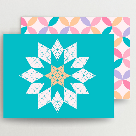 Bright and Fun Blank Note Cards Set