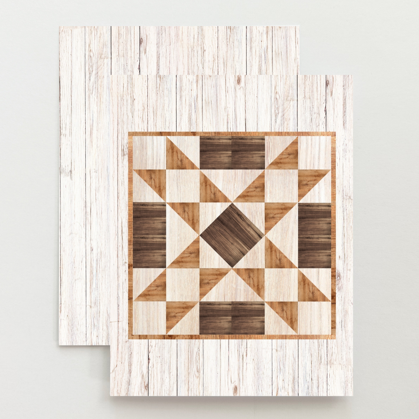 Barn Quilt Block Card