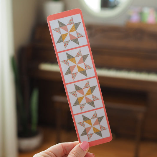 Simply Sweet Quilt Laminated Bookmark