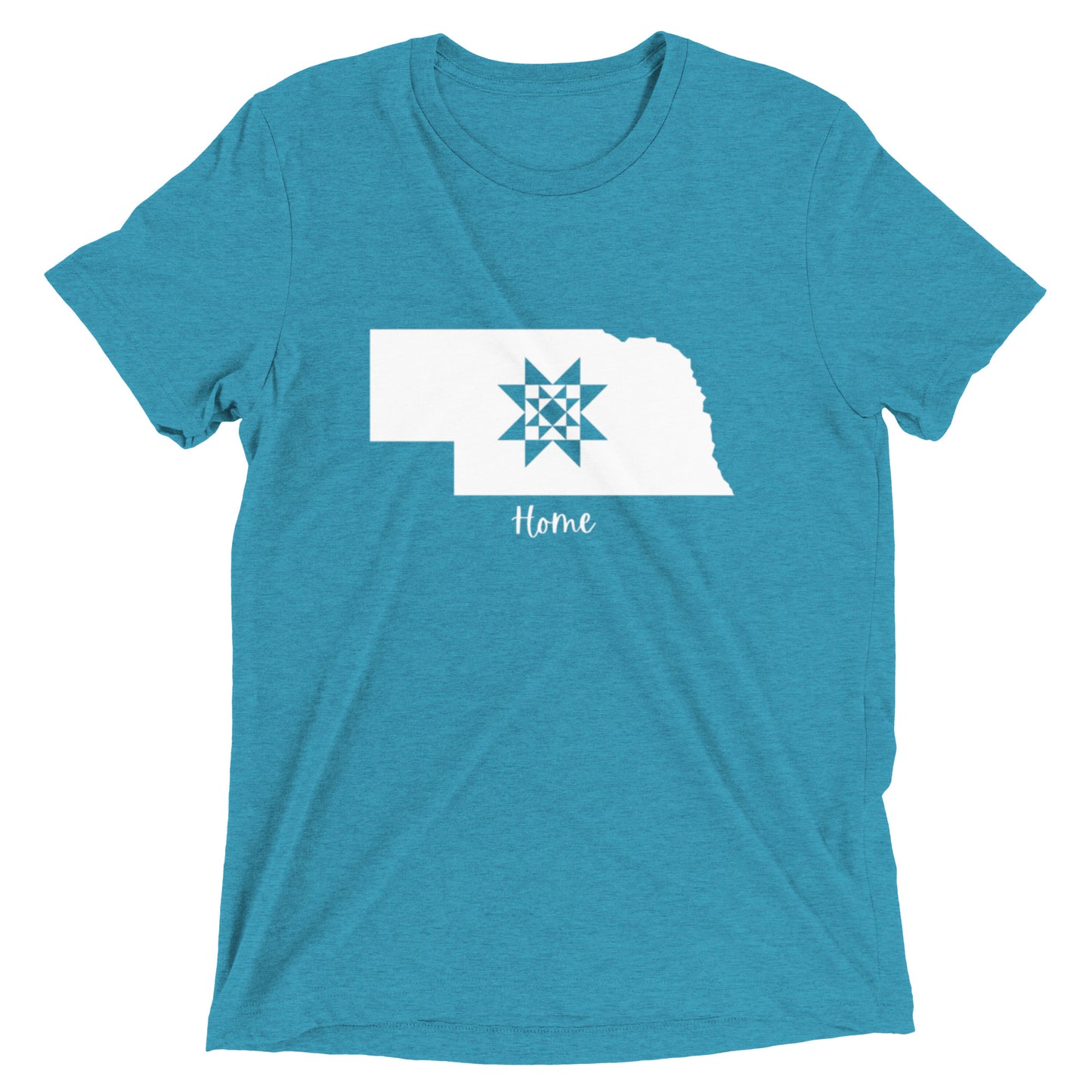 Nebraska Home Quilt Star T-Shirt - Choose your color