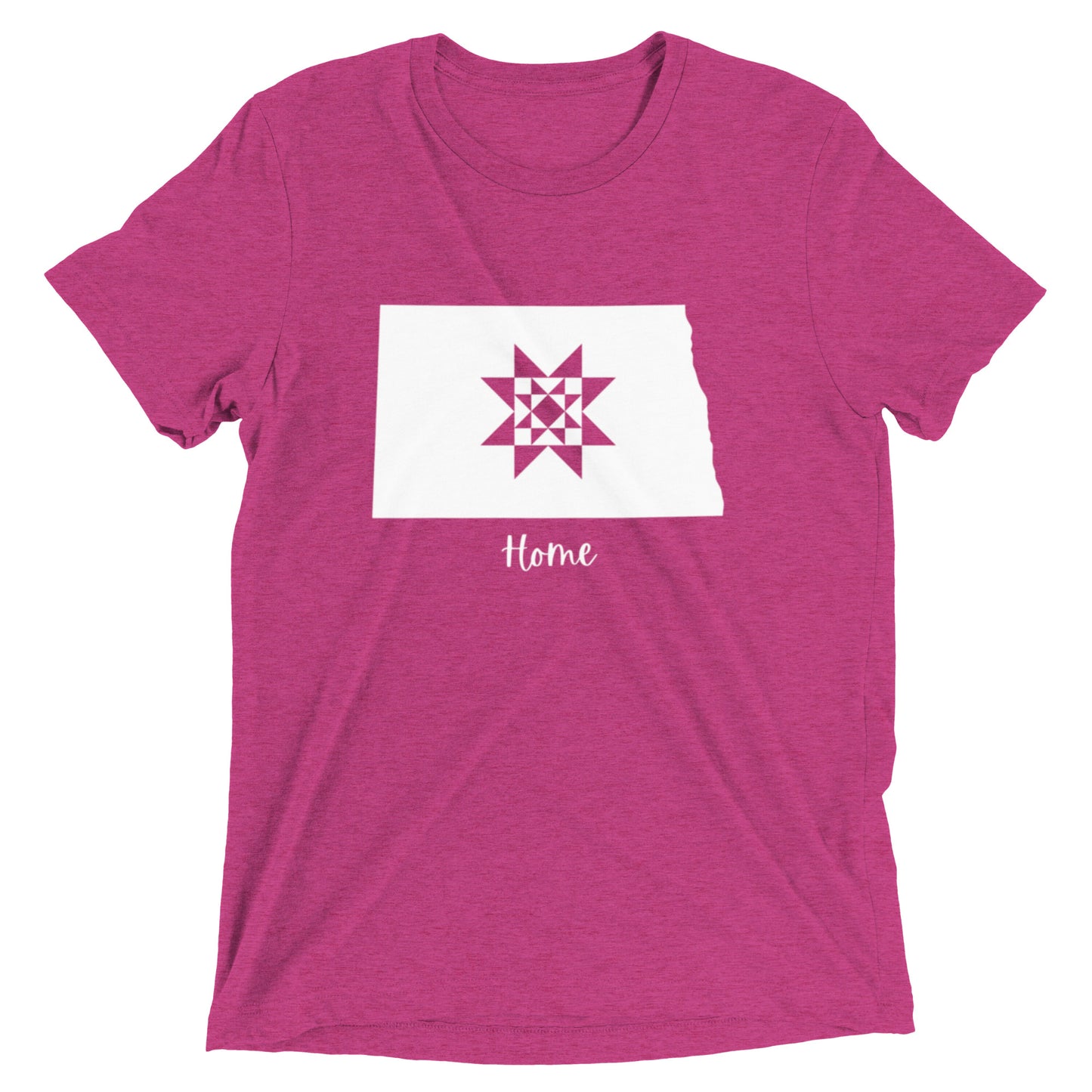 North Dakota Home Quilt Star T-Shirt - Choose your color