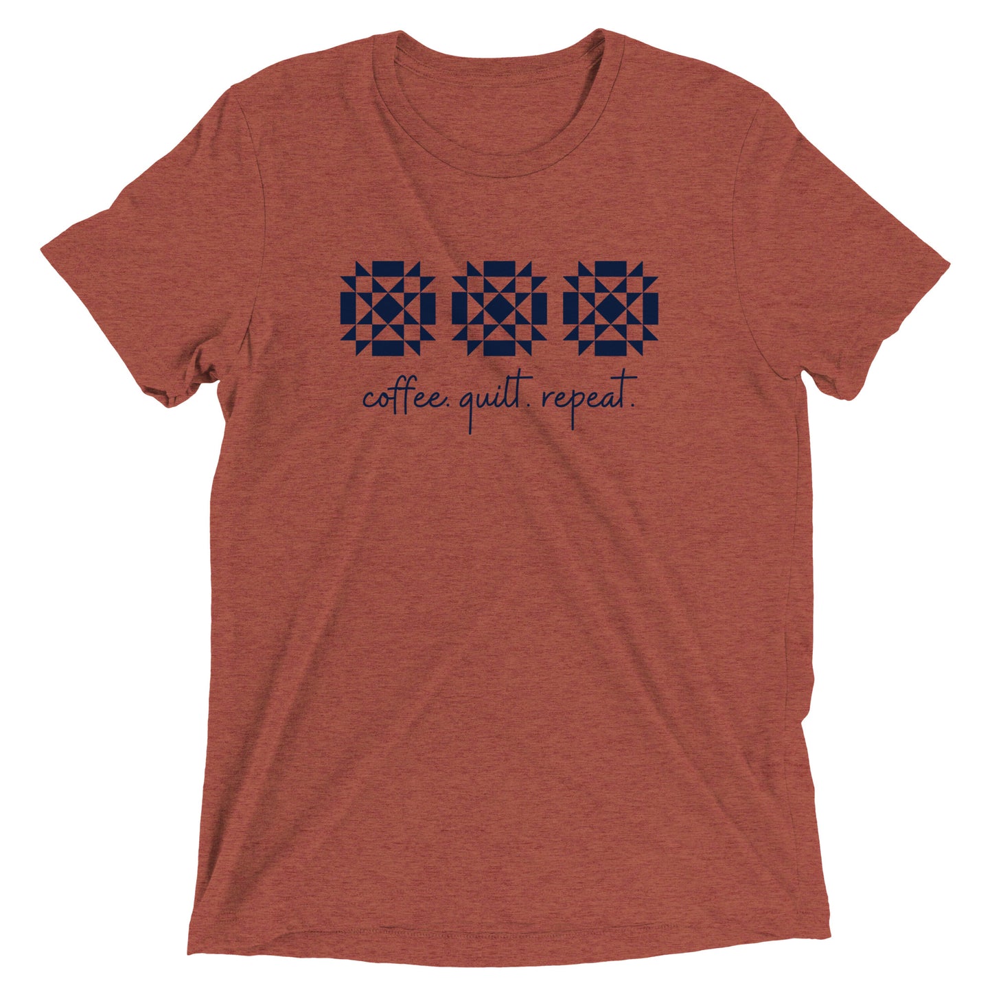 Coffee. Quilt. Repeat. T-shirt - Choose your color