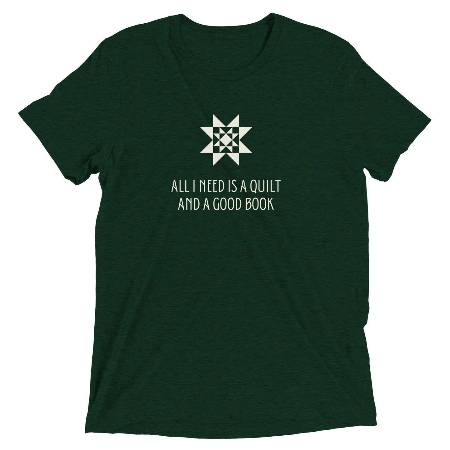 Quilt and Good Book T-shirt - Choose your color