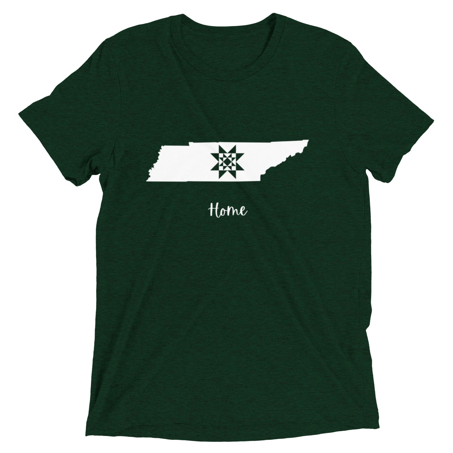 Tennessee Home Quilt Star T-Shirt - Choose your color