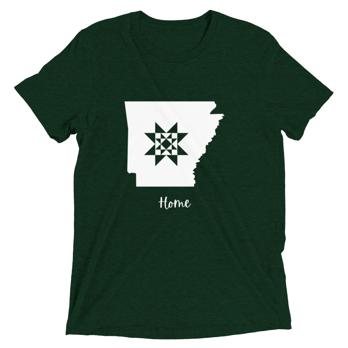 Arkansas Home Quilt Star T-Shirt - Choose your color