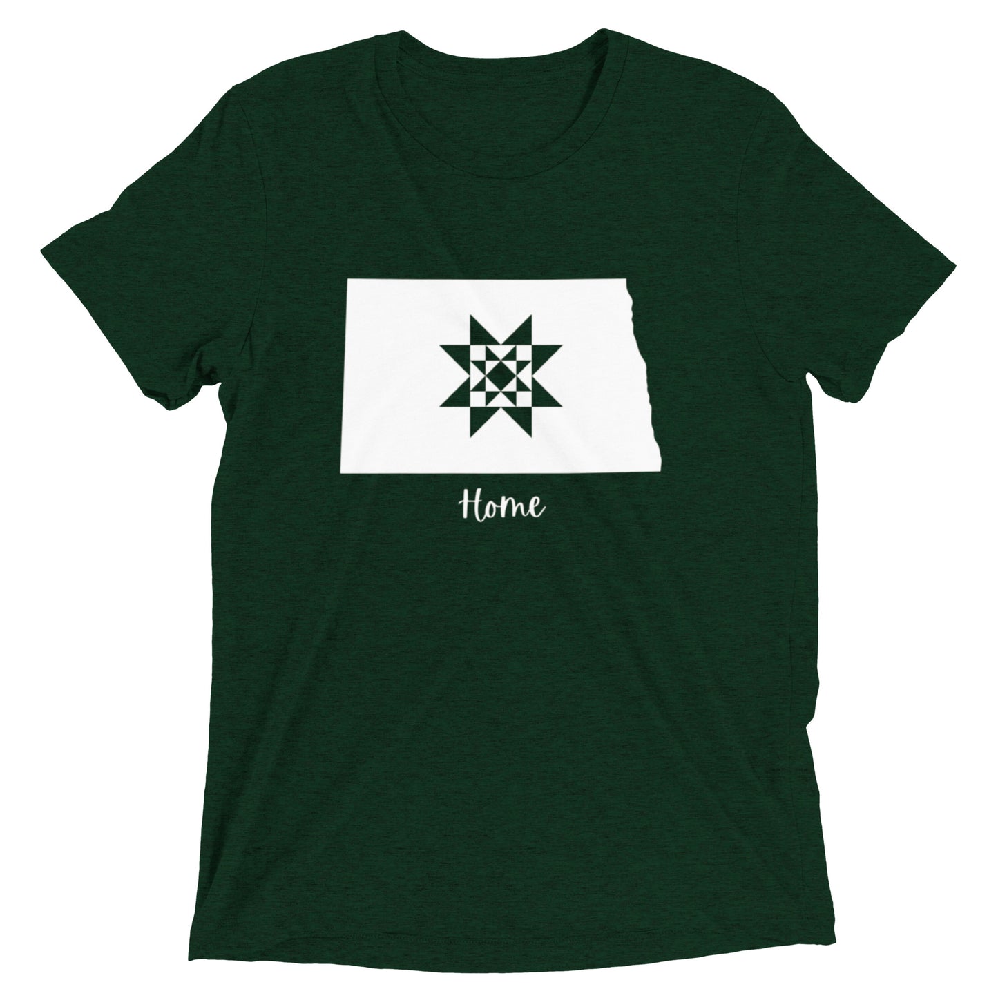 North Dakota Home Quilt Star T-Shirt - Choose your color