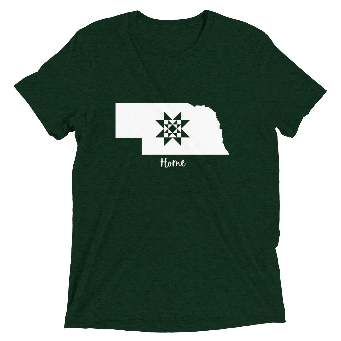 Nebraska Home Quilt Star T-Shirt - Choose your color