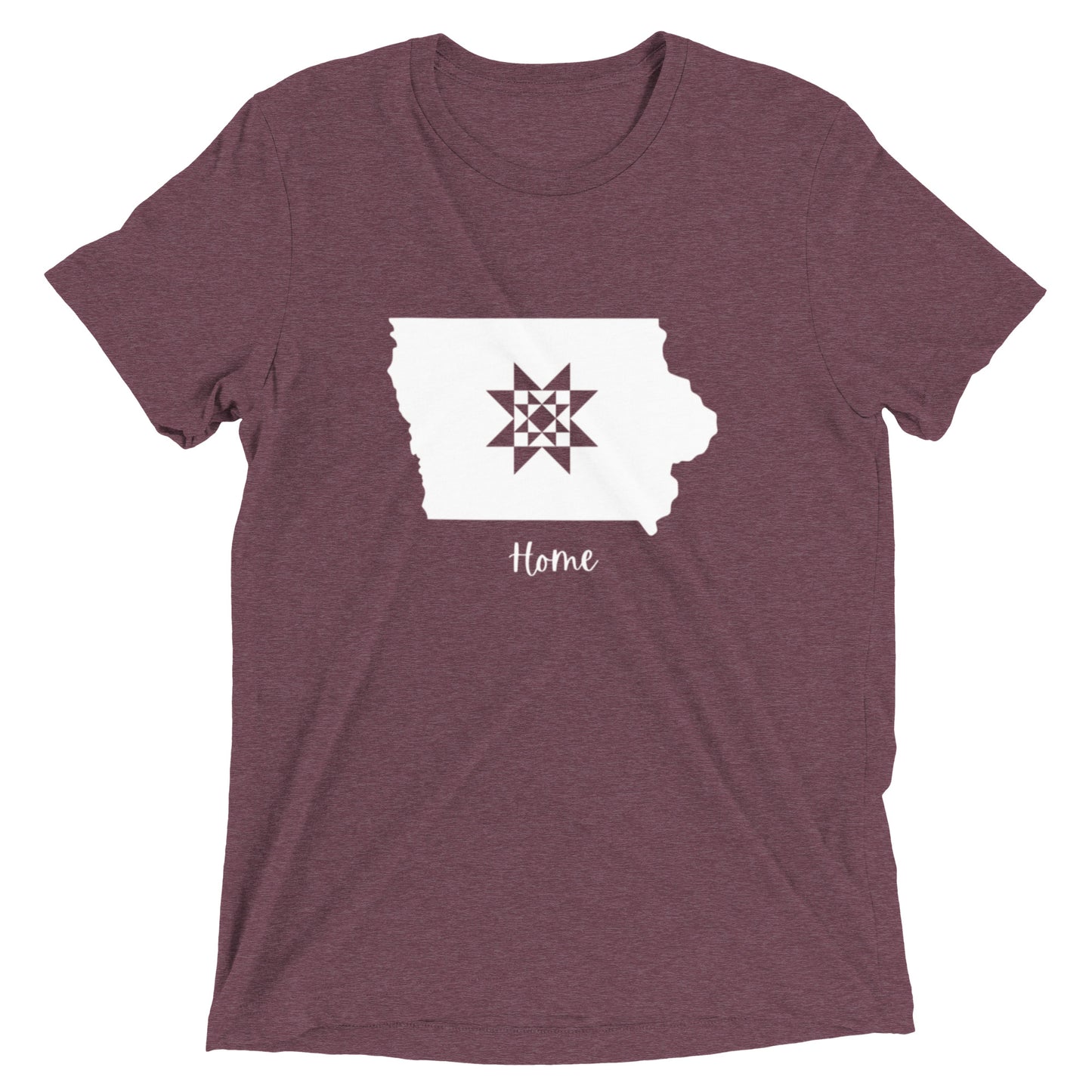 Iowa Home Quilt Star T-Shirt - Choose your color