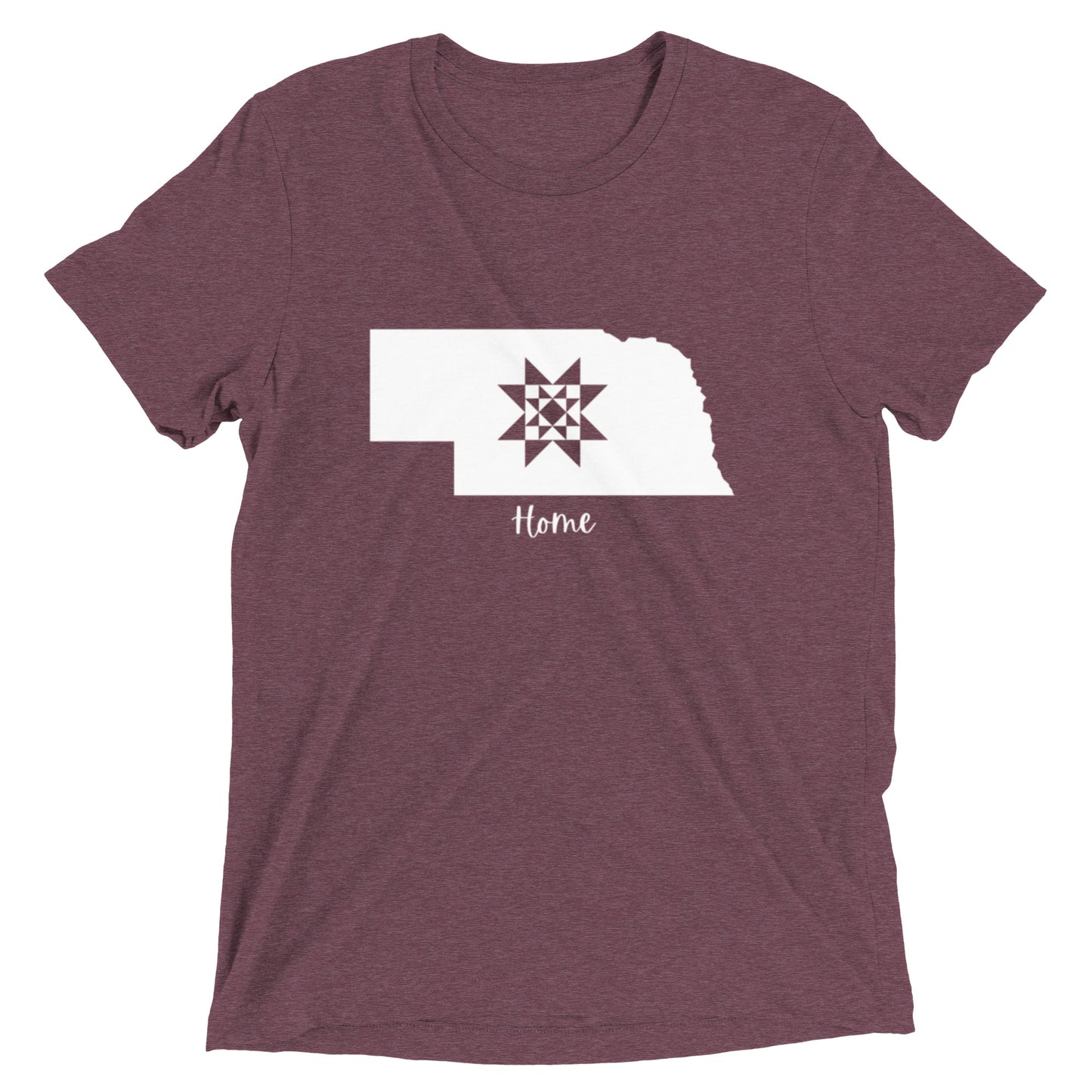 Nebraska Home Quilt Star T-Shirt - Choose your color