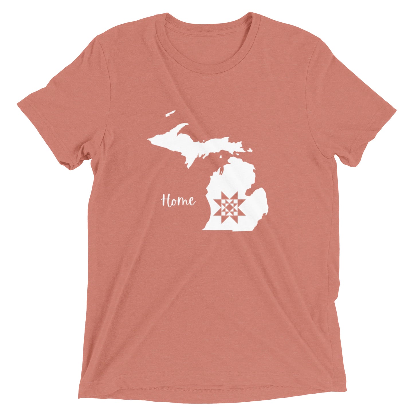 Michigan Home Quilt Star T-Shirt - Choose your color