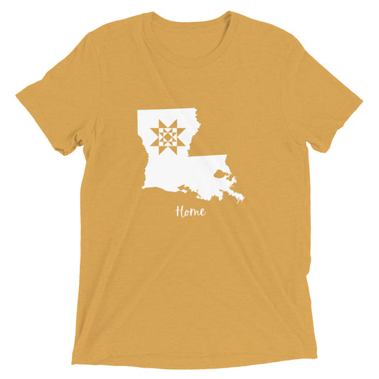 Louisiana Home Quilt Star T-Shirt - Choose your color