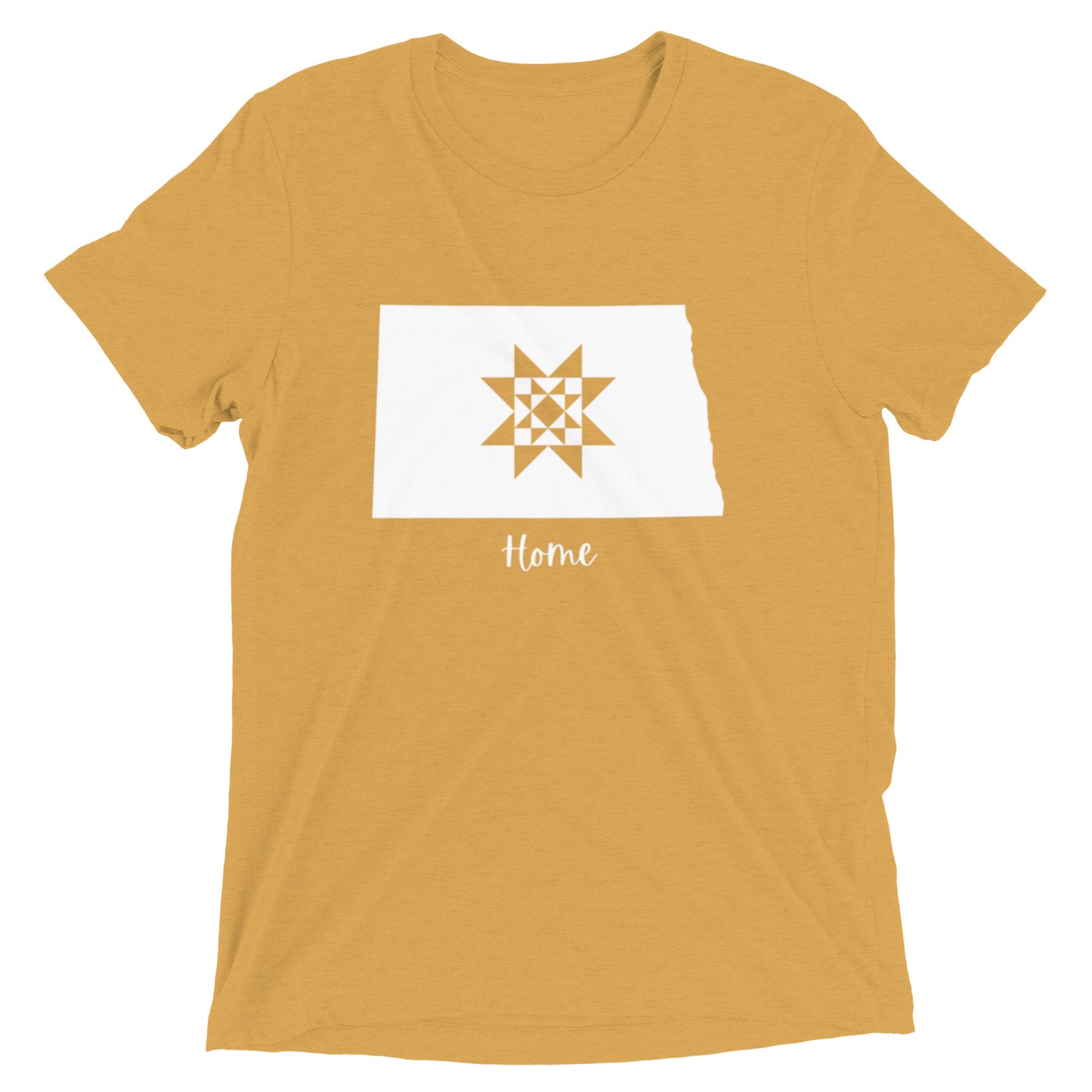 North Dakota Home Quilt Star T-Shirt - Choose your color