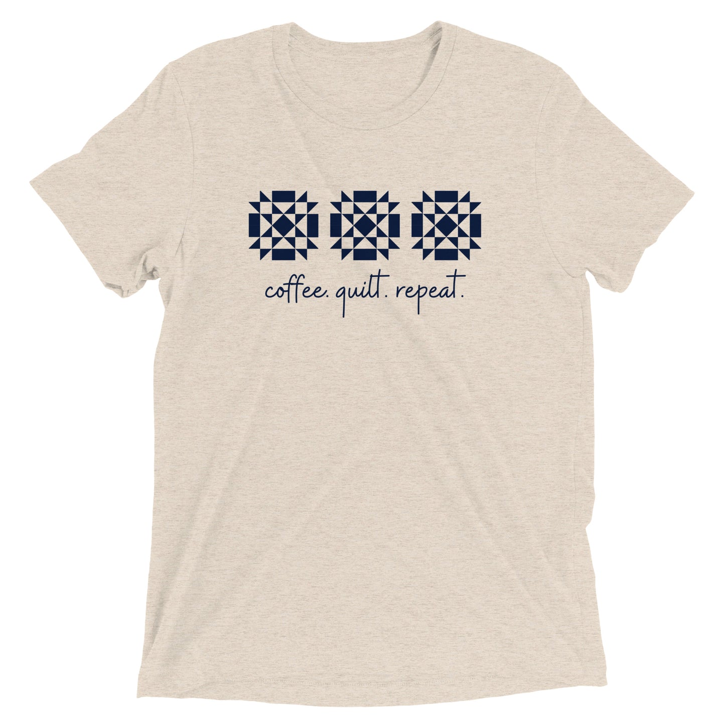 Coffee. Quilt. Repeat. T-shirt - Choose your color