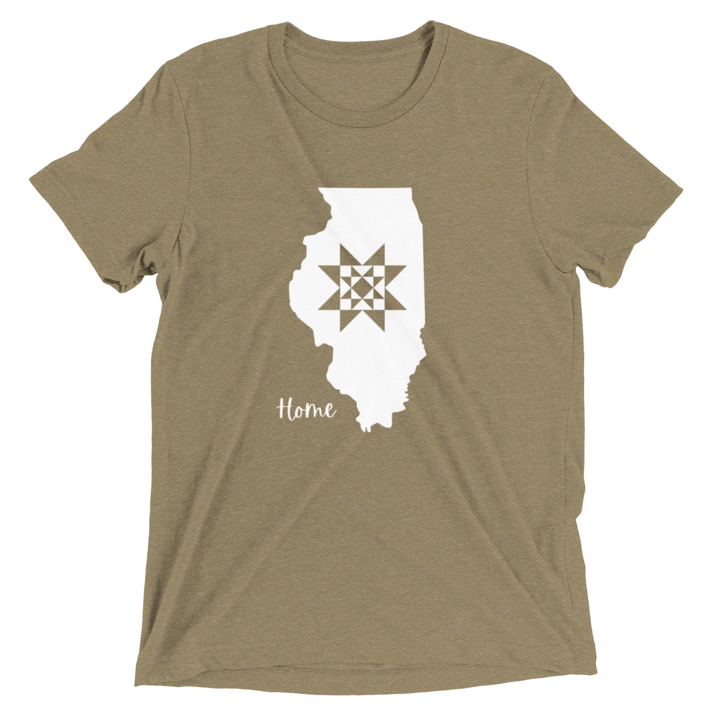 Illinois Home Quilt Star T-Shirt - Choose your color