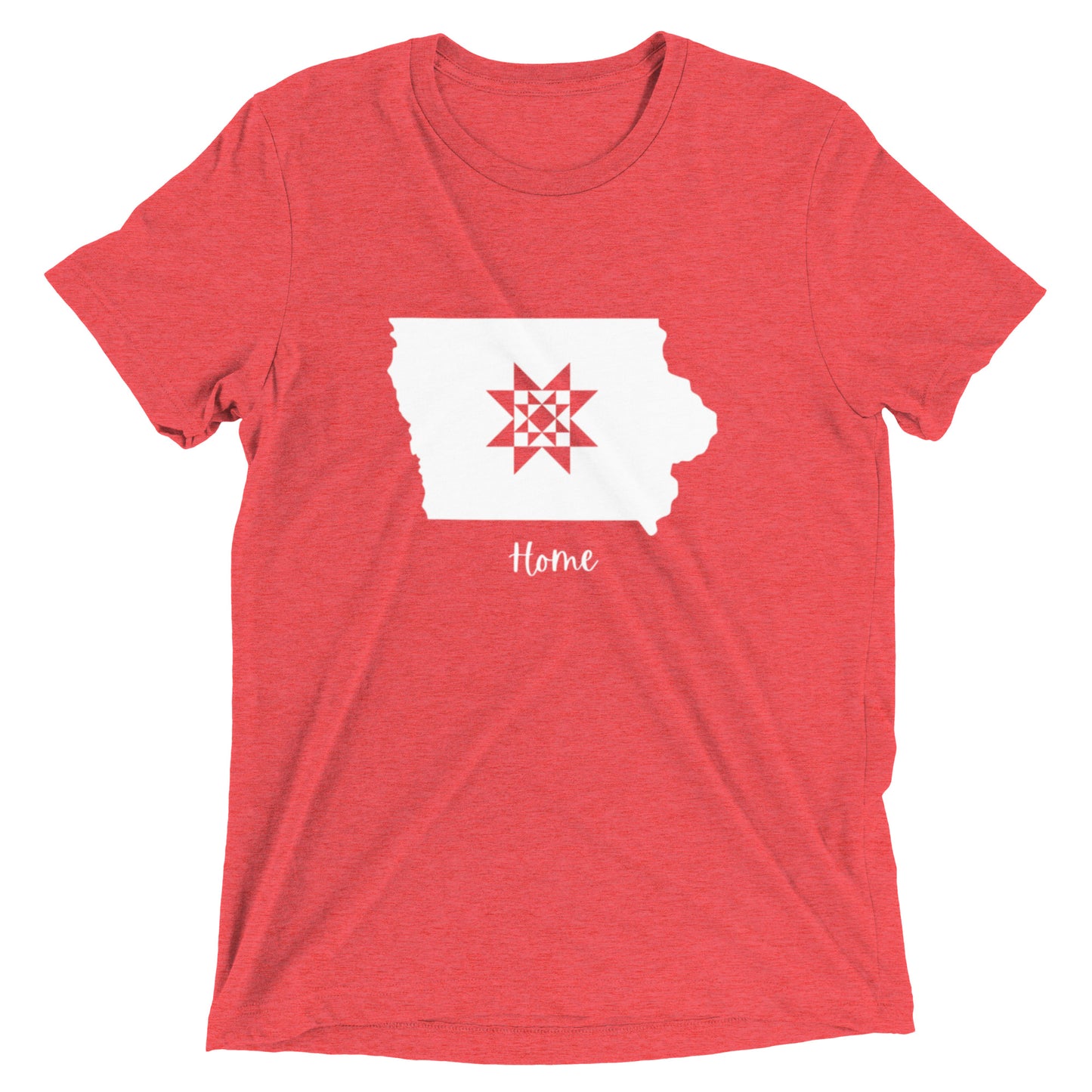 Iowa Home Quilt Star T-Shirt - Choose your color