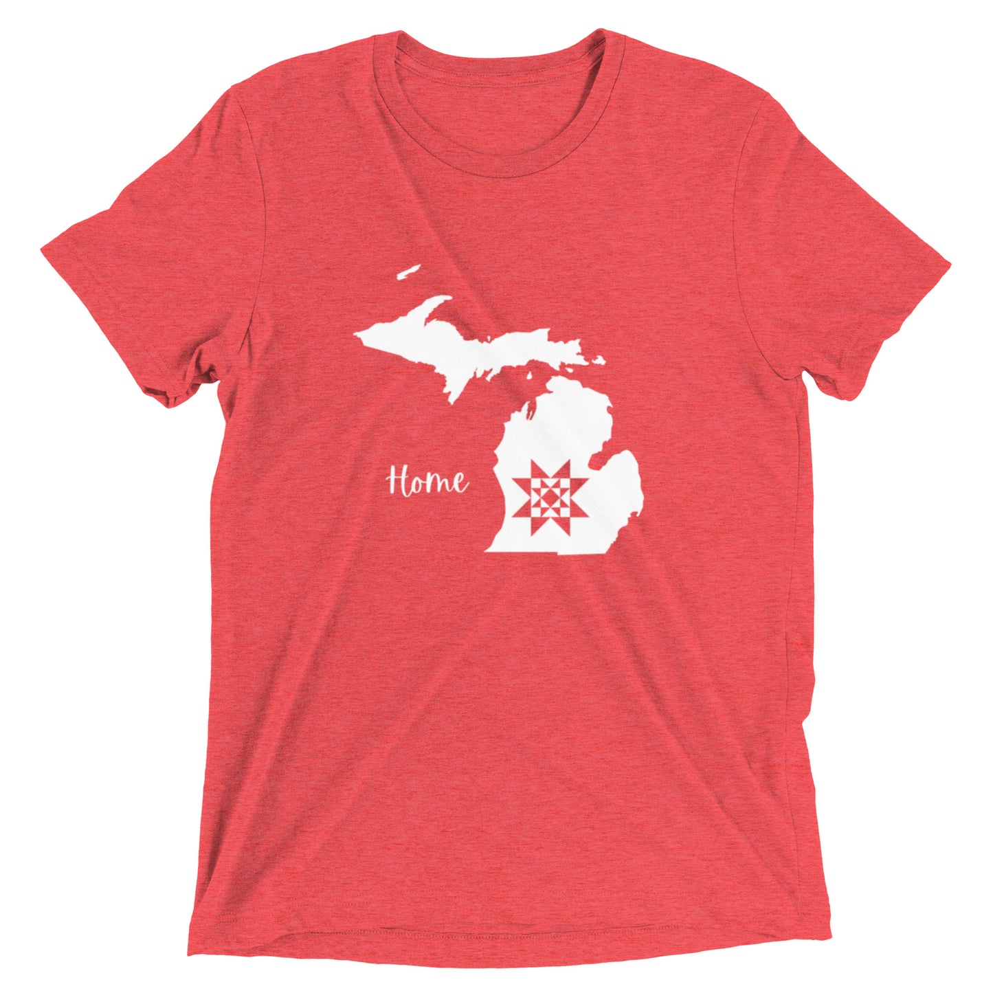 Michigan Home Quilt Star T-Shirt - Choose your color