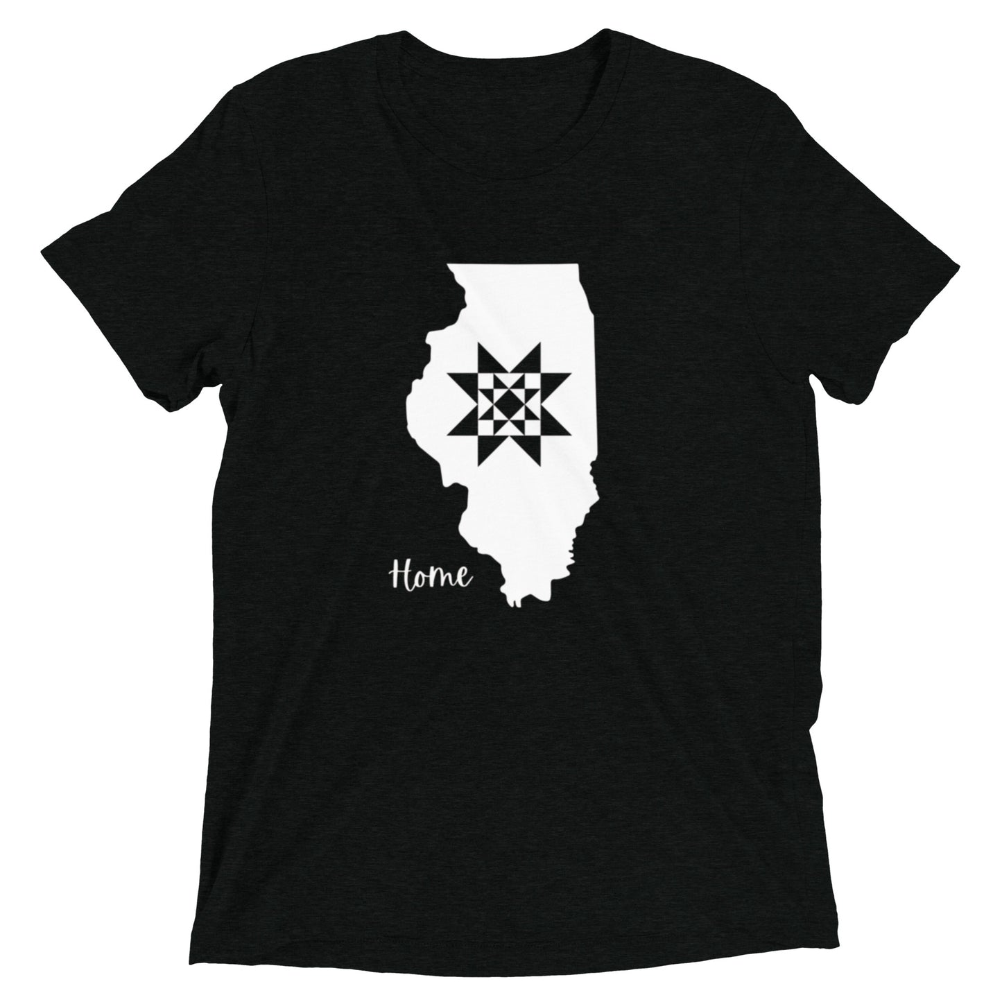 Illinois Home Quilt Star T-Shirt - Choose your color