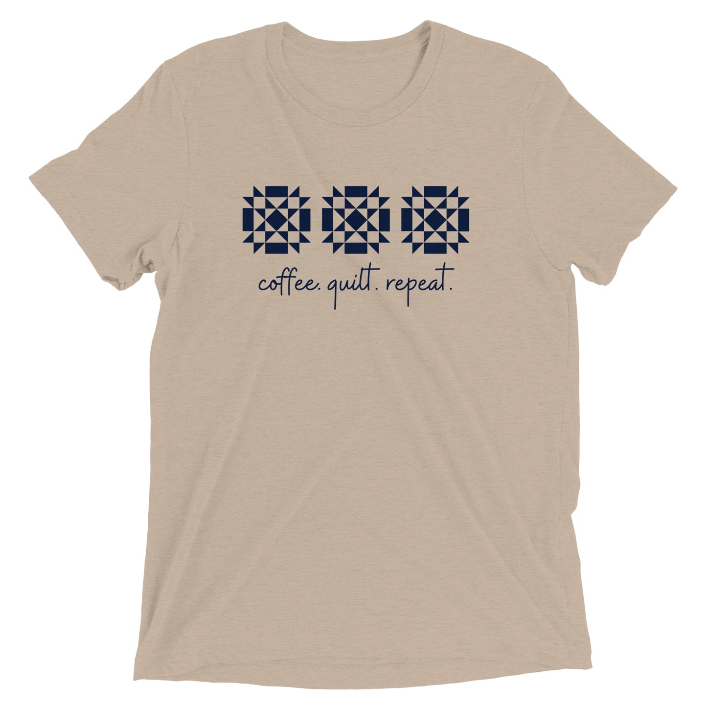 Coffee. Quilt. Repeat. T-shirt - Choose your color