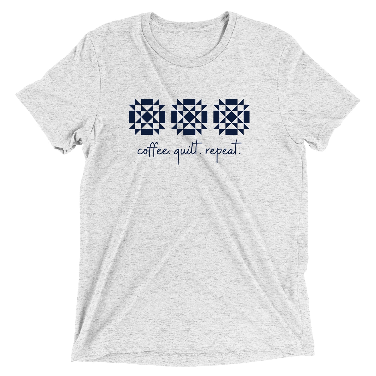 Coffee. Quilt. Repeat. T-shirt - Choose your color